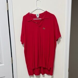 Lacoste Vibrant Red Polo Shirt XXL